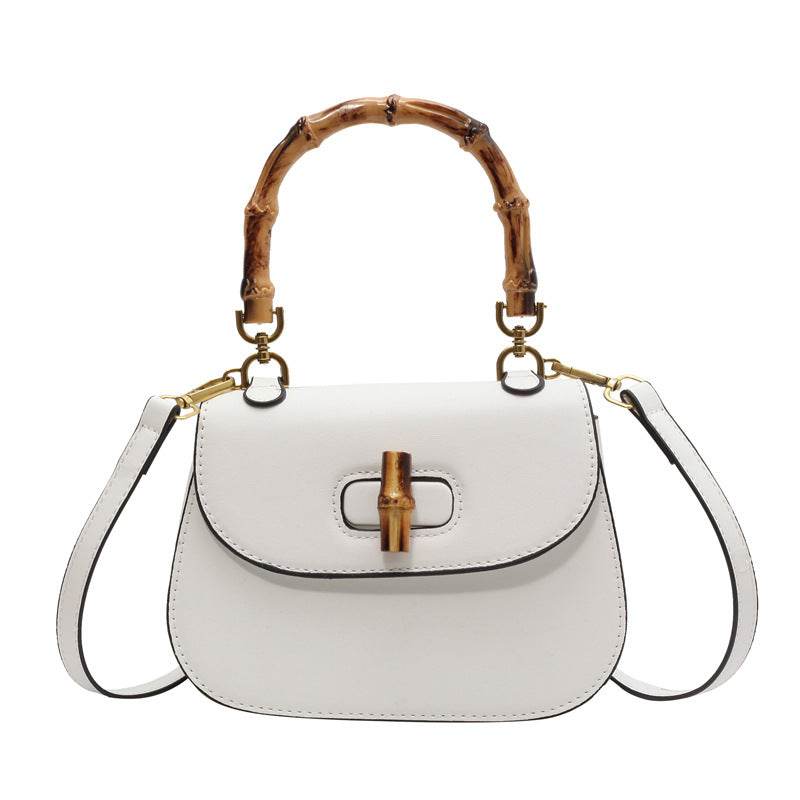 Buycenter Women's Portable Bamboo Shoulder Bag - Urban Simplicity Style - Buy Center