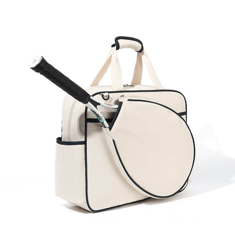 Buycenter Fashion Women's Tennis Racket Bag - Creamy White Crossbody - Buy Center