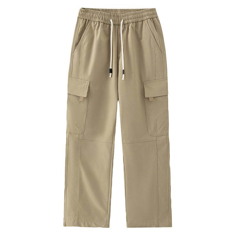 Trendy Men's Casual Cargo Trousers - Loose Fit, Mid Waist Styles - Buy Center