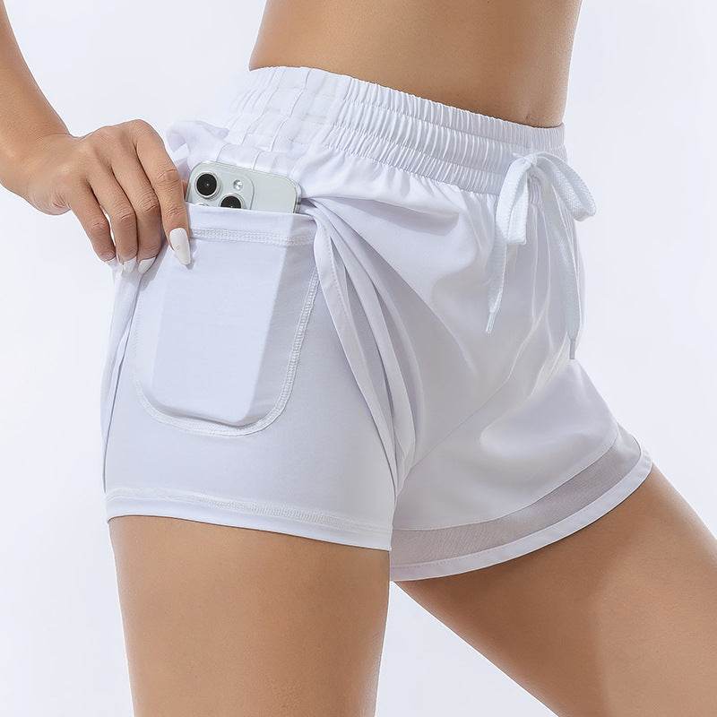 Buycenter Women's Quick-Drying Sports Shorts - Anti-Exposure Loose Fit - Buy Center