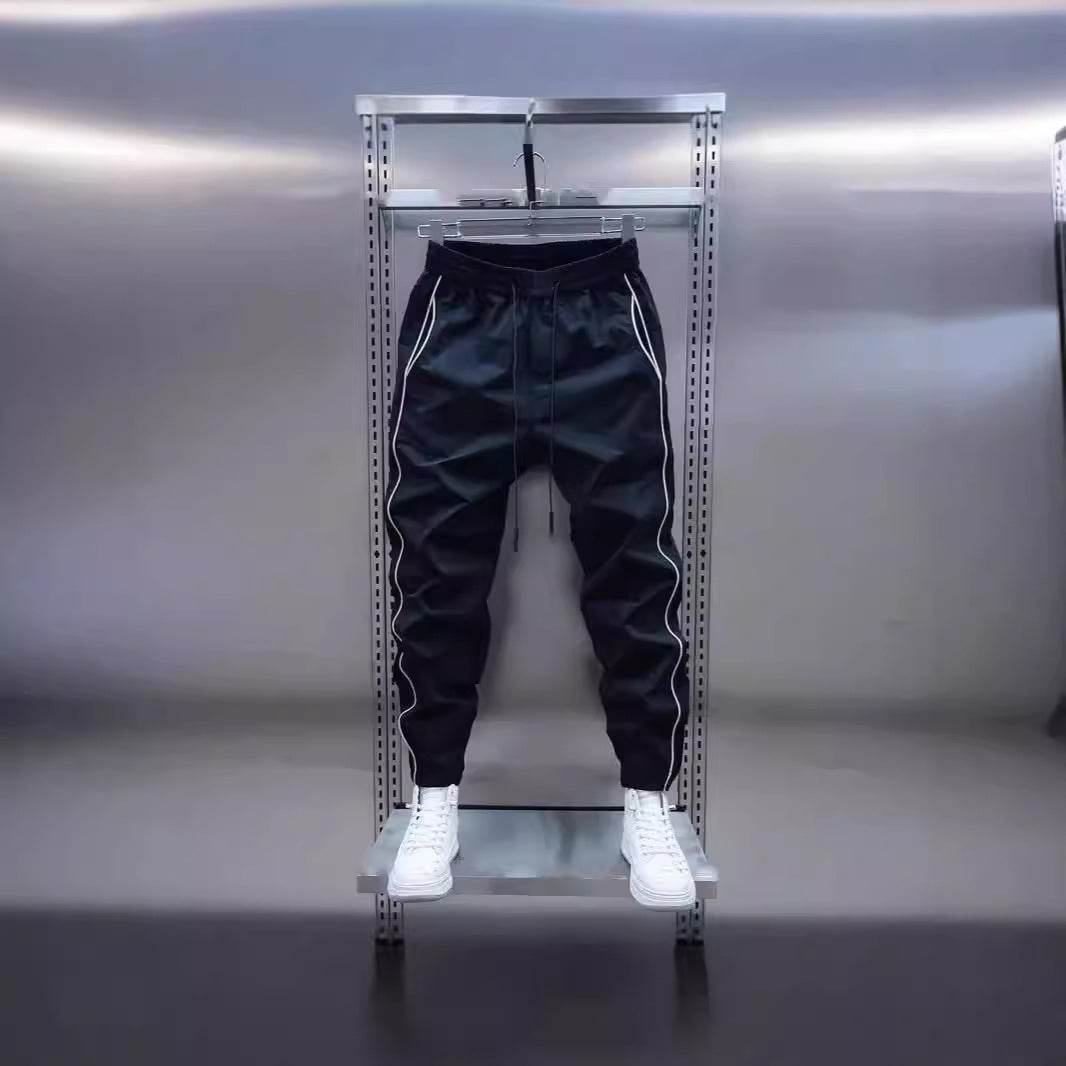 Men's Ankle-Tied Harlan Cargo Pants - Casual Workout, Loose Fit - Buy Center