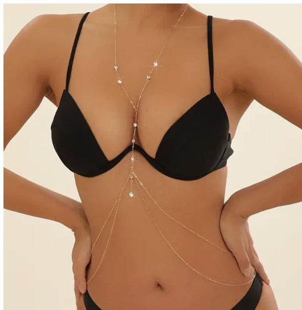 Women's Double Layer Pendant Waist Chain - Exquisite Body Jewelry 2025 - Buy Center