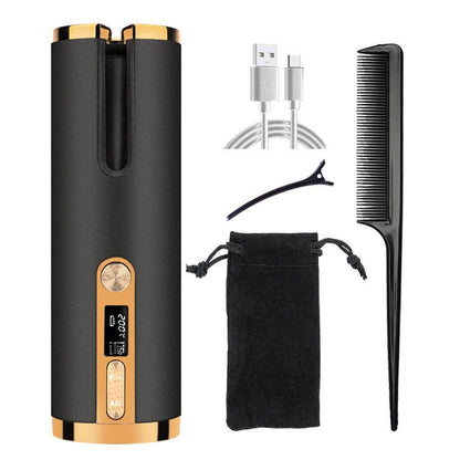 Portable USB Hair Curler - Wireless, Large Capacity & Easy Styling - Buy Center