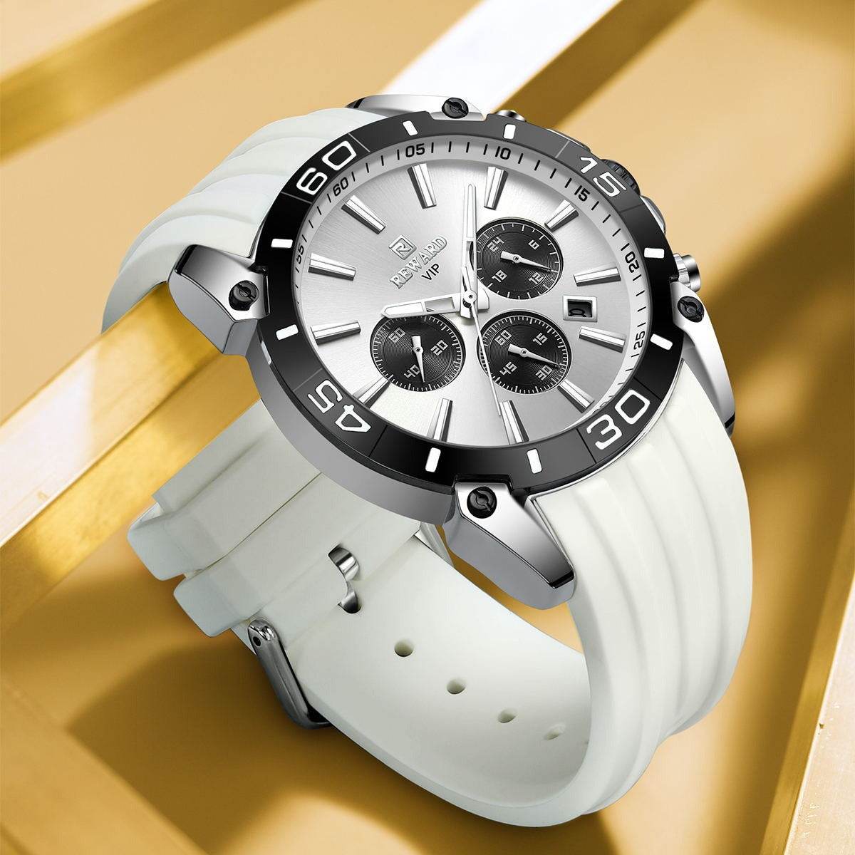 Buy Center Men's Quartz Chronograph Watch - Multifunction Three Eyes Design - Buy Center