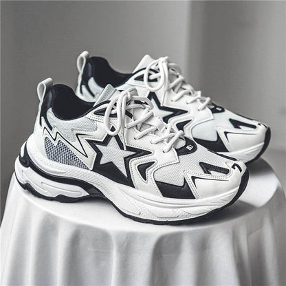 Thick Bottom Casual Daddy Shoes - Trendy Low Top for All-Day Comfort - Buy Center