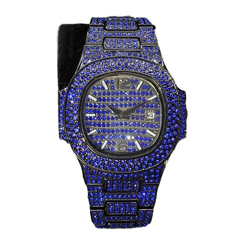 Buycenter Full Diamond Rap Hip Hop Watch - Trendy Urban Style 2025 - Buy Center