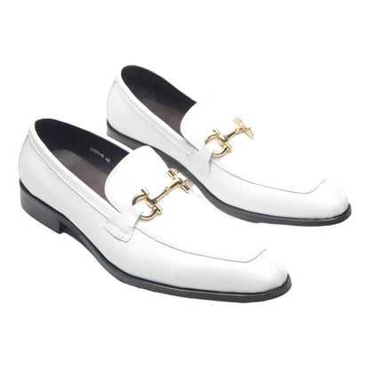 Men's Casual White Shoes - Premium Leather, Low Heel Fashion Trend 2025 - Buy Center