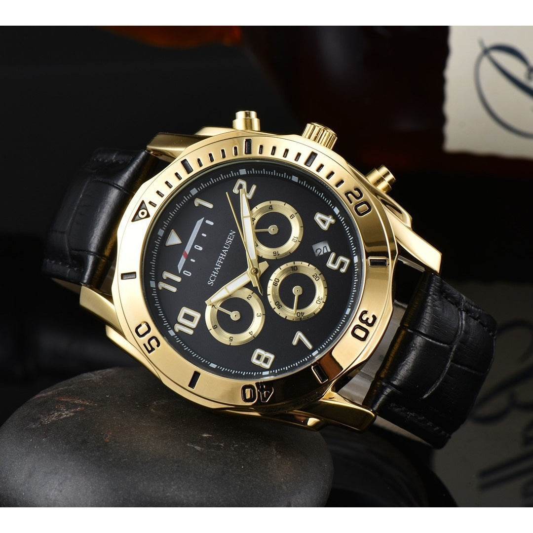 Buycenter Six-Pin Quartz Men's Business Watch - Stylish Full-Function Design - Buy Center