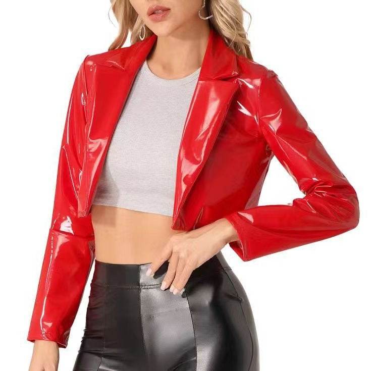 European American Short Motorcycle Jacket - Unisex Spandex Coat 2025 - Buy Center