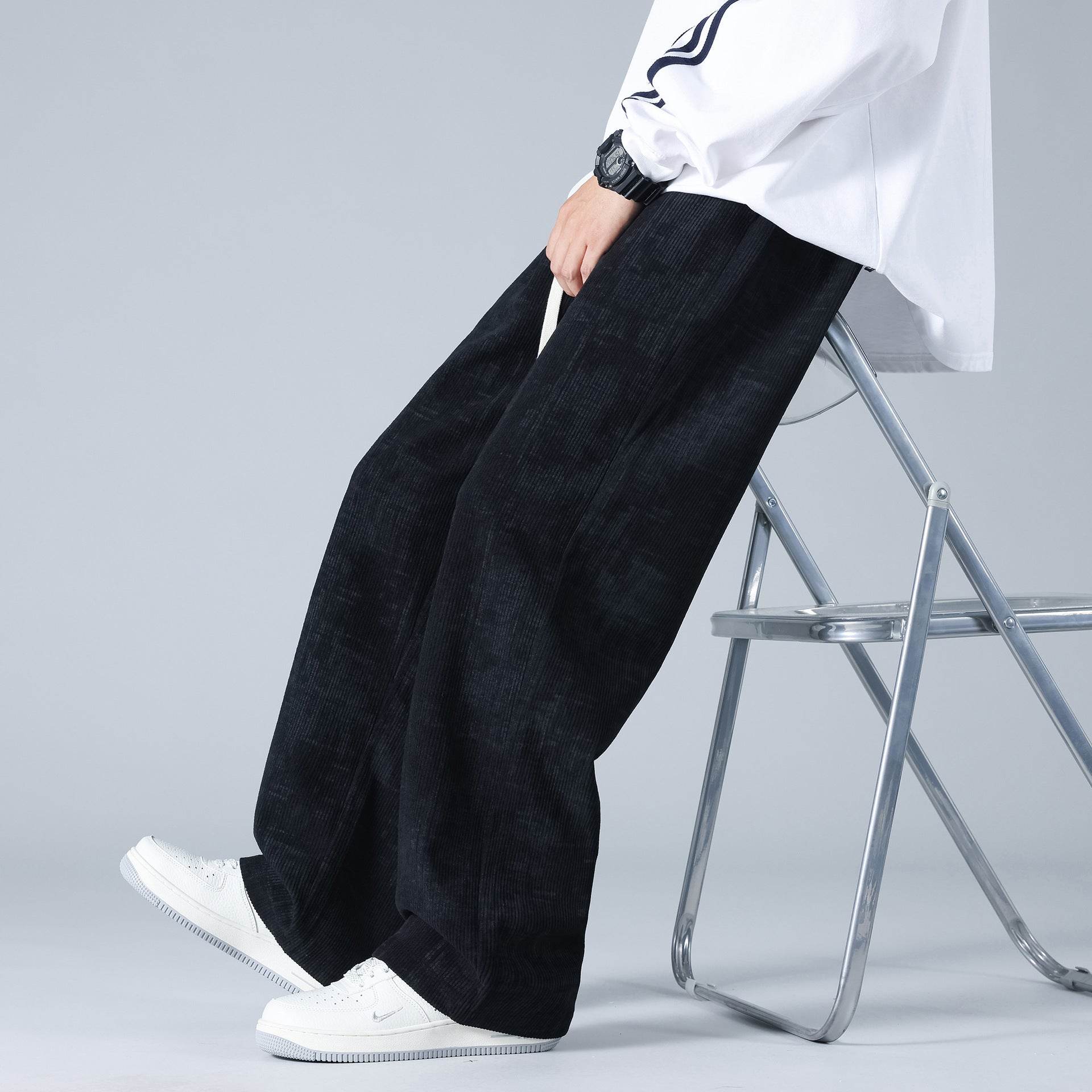 Stylish Corduroy Pants for Men - Camouflage Casual Trousers 2025 - Buy Center