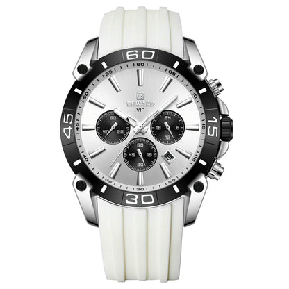 Buy Center Men's Quartz Chronograph Watch - Multifunction Three Eyes Design - Buy Center