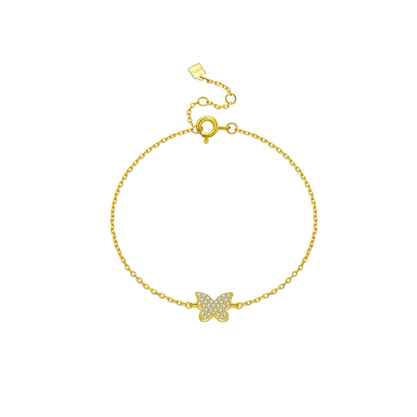 Elegant 925 Sterling Silver Women's Bracelet - Simple All-Match Design - Buy Center