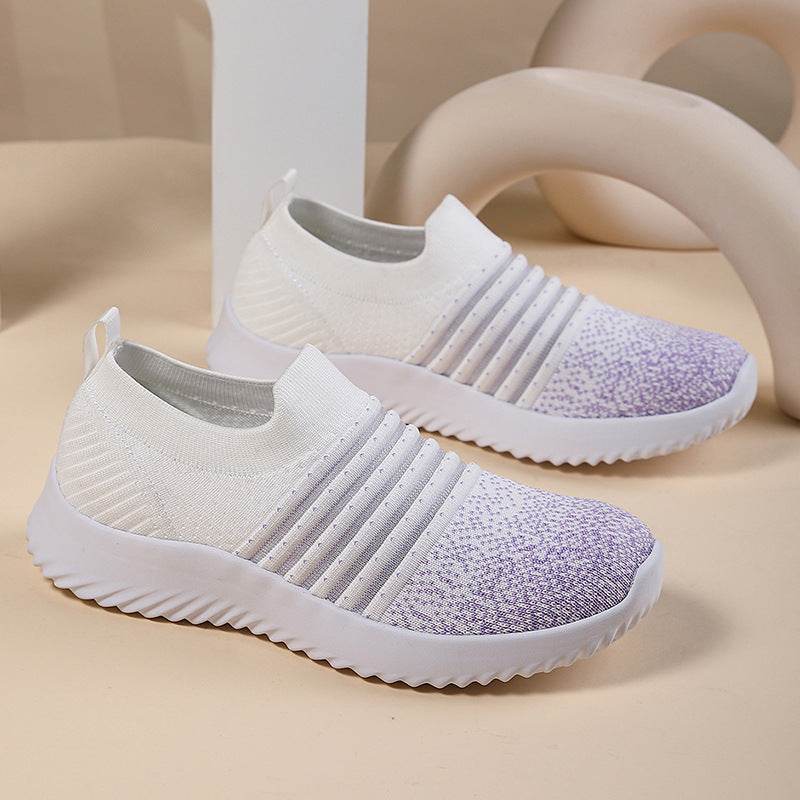 Women's Breathable Mesh Sneakers - Lightweight Casual Flats for Summer - Buy Center