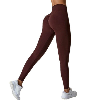 Buycenter Seamless Yoga Pants - Peach Hip Raise for All Sports Activities - Buy Center