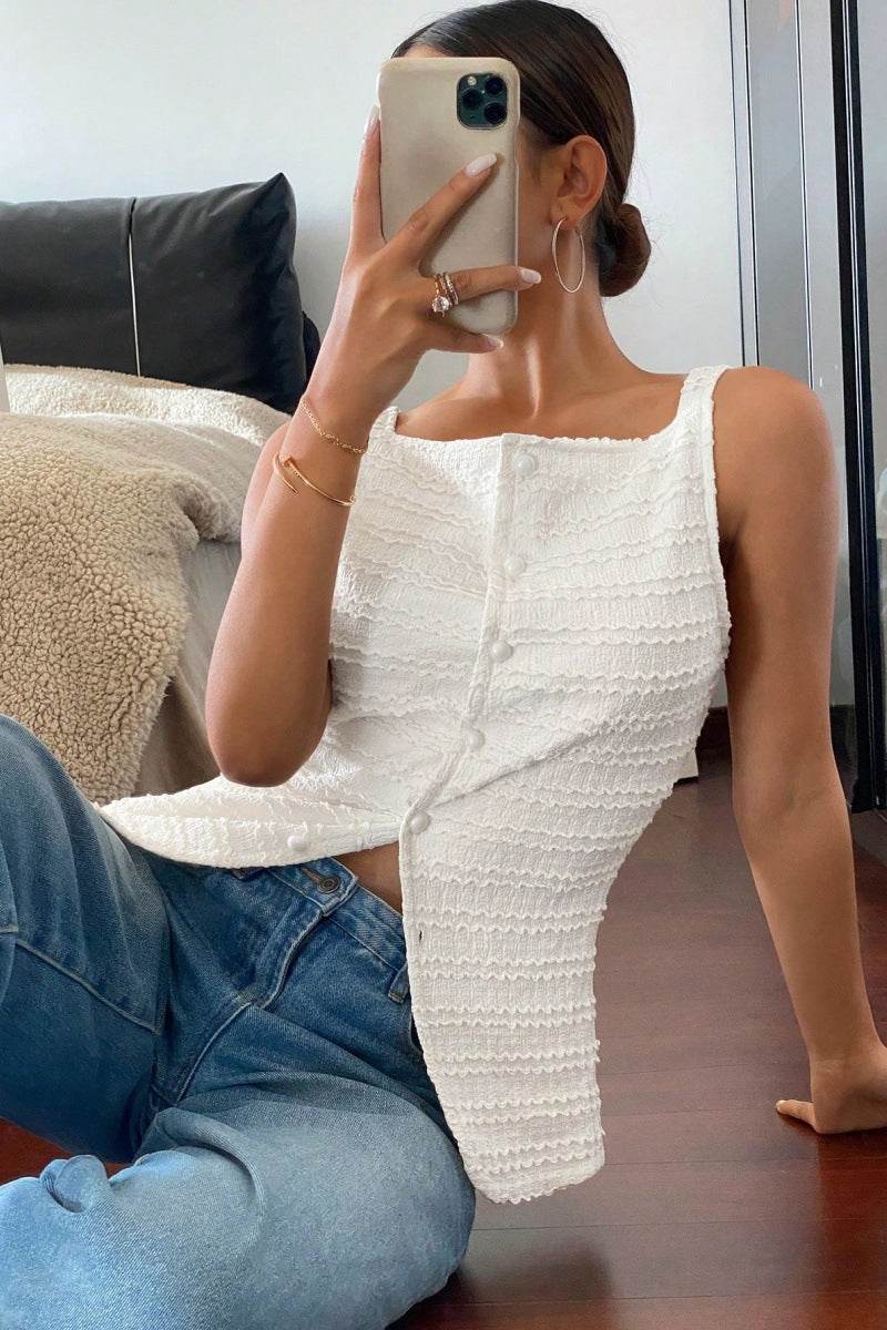 Buycenter Spring Sleeveless Vest Top - Classic Fit for Women’s Clothing - Buy Center