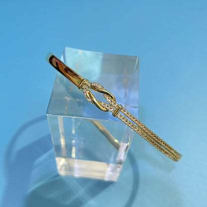 Buy Center Infinite Symbol Bracelet - Stylish Zircon Knotted Design - Buy Center