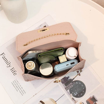 Trendy One-Shoulder PU Tote Bag - Stylish Fashion Scarf Design 2025 - Buy Center