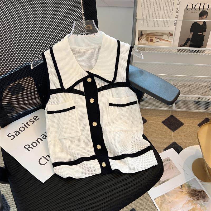 Classic Chic Sleeveless Knitwear - Women's Stylish Camis in Tencel - Buy Center