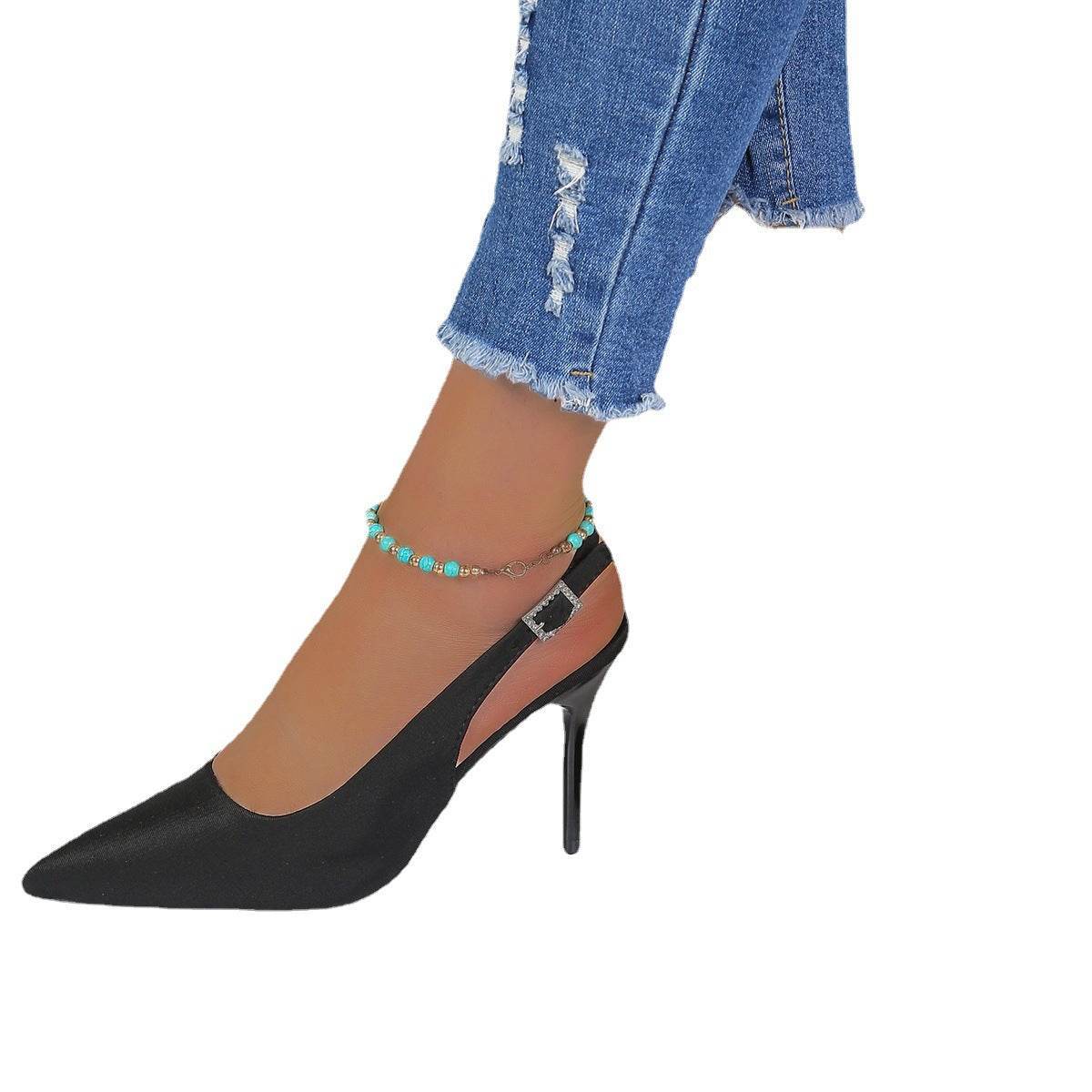 Buycenter Trendy Closed Toe High Heel Sandals - Stylish Women’s Footwear - Buy Center