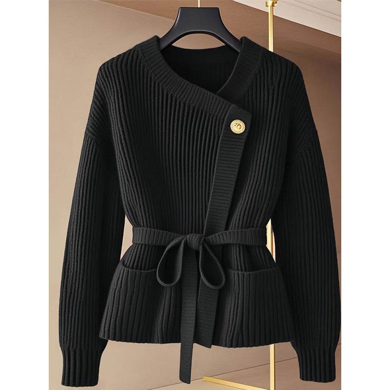 Buycenter Red Design Birthday Year Sweater - Lace Up Cardigan Style - Buy Center