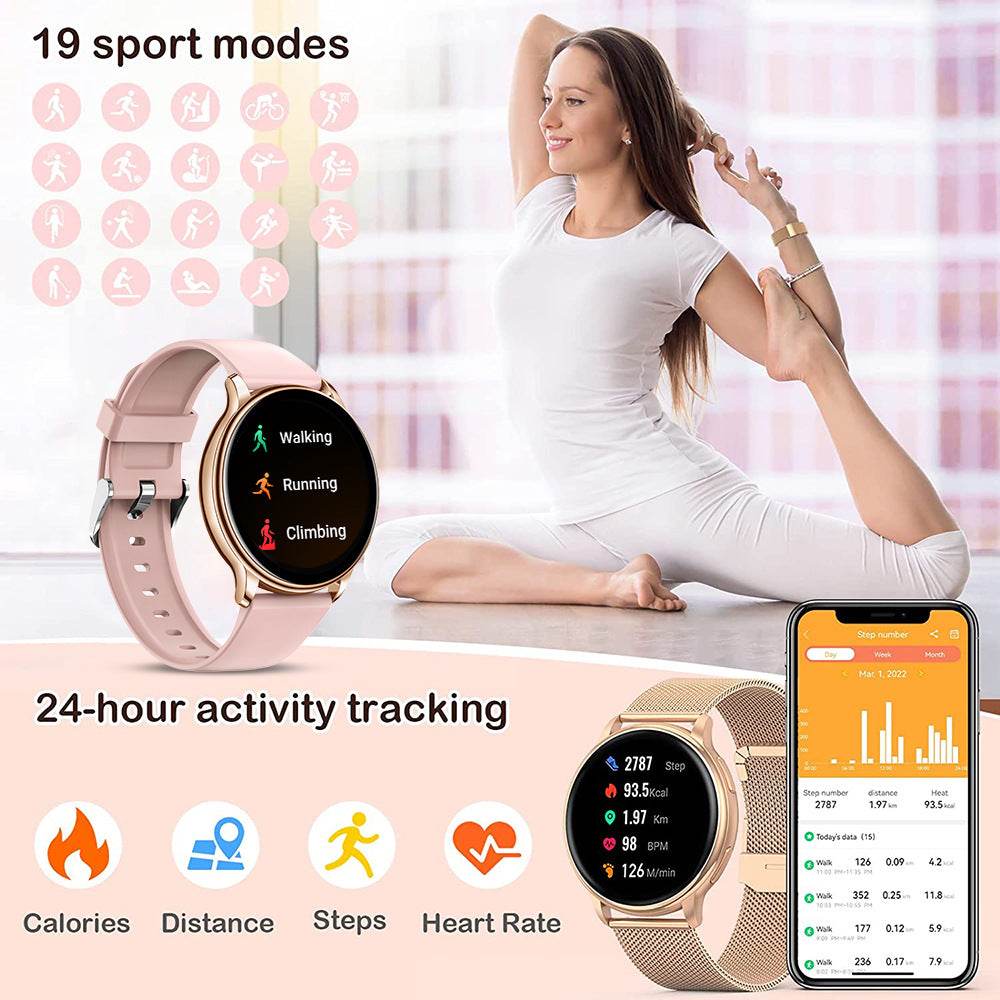 Bluetooth Smart Call Watch - Heart Rate Monitor in Stylish Designs - Buy Center
