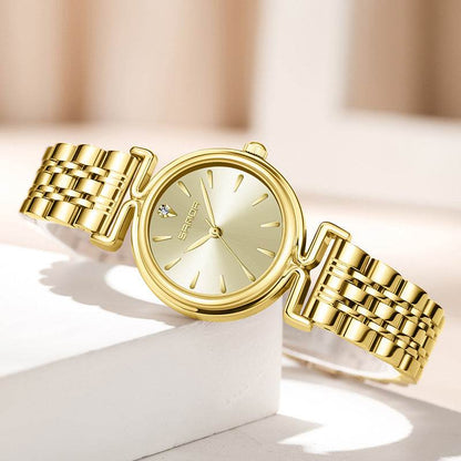 Women's Retro Mesh Strap Watch - Stylish & Waterproof for All Occasions - Buy Center