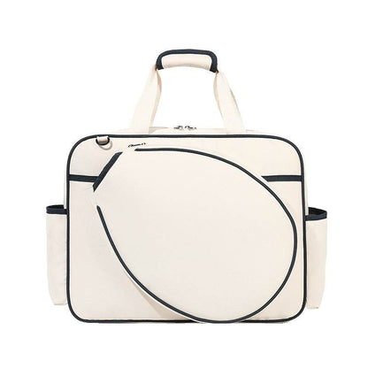 Buycenter Fashion Women's Tennis Racket Bag - Creamy White Crossbody - Buy Center