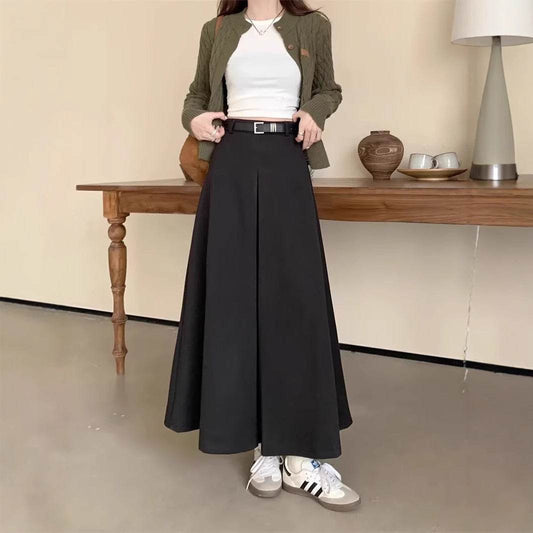 Versatile Half Length Swing Skirt - Casual Ruffle Design Plus Sizes - Buy Center
