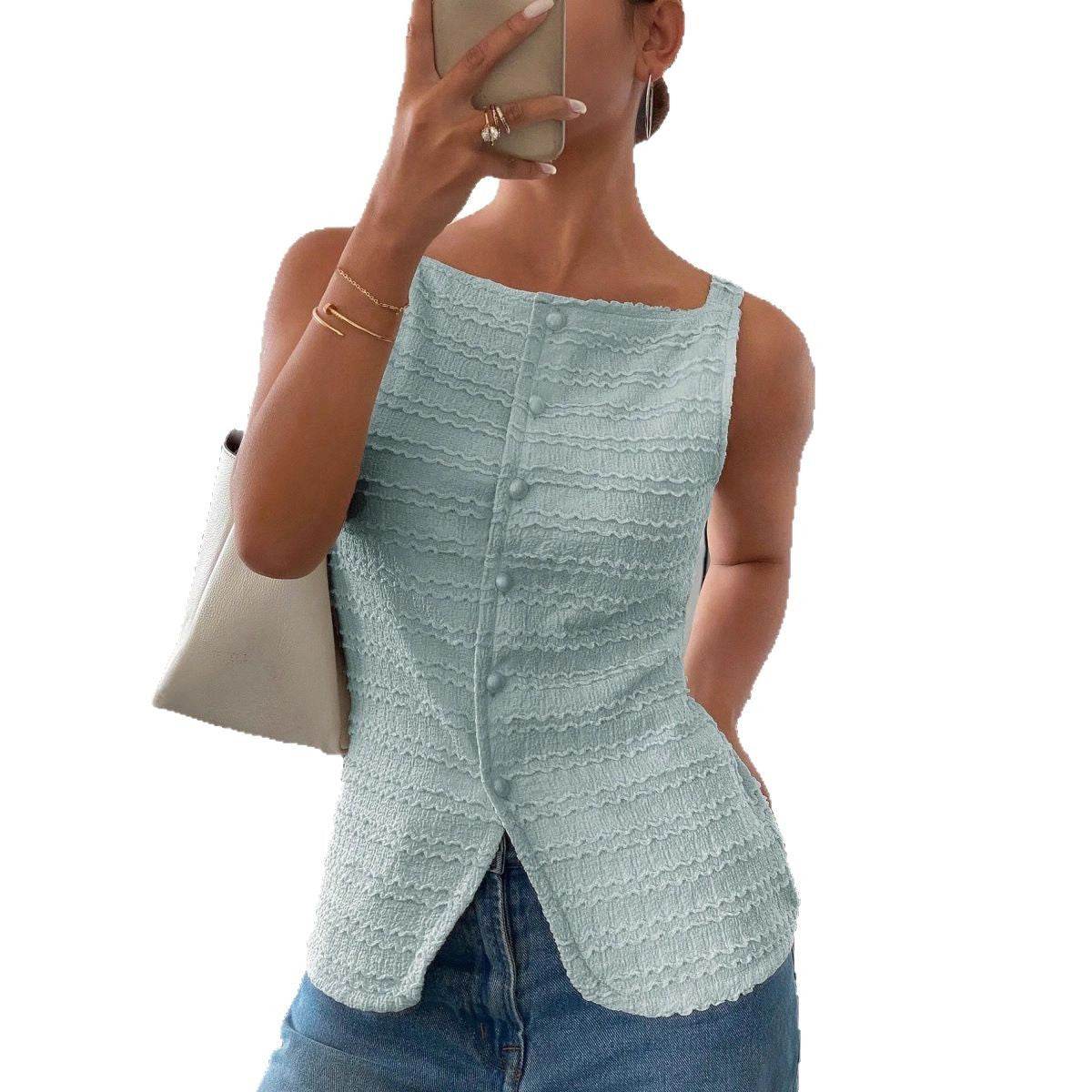 Buycenter Spring Sleeveless Vest Top - Classic Fit for Women’s Clothing - Buy Center