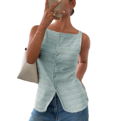 Buycenter Spring Sleeveless Vest Top - Classic Fit for Women’s Clothing - Buy Center