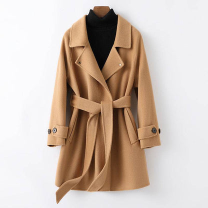 Buycenter Reversible Cashmere Coat for Women - Chic Loose Fit & Stylish - Buy Center