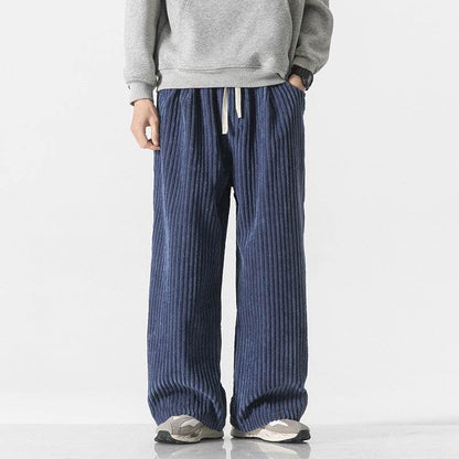 Buycenter Casual Straight-Leg Corduroy Pants - Available in Multiple Colors - Buy Center