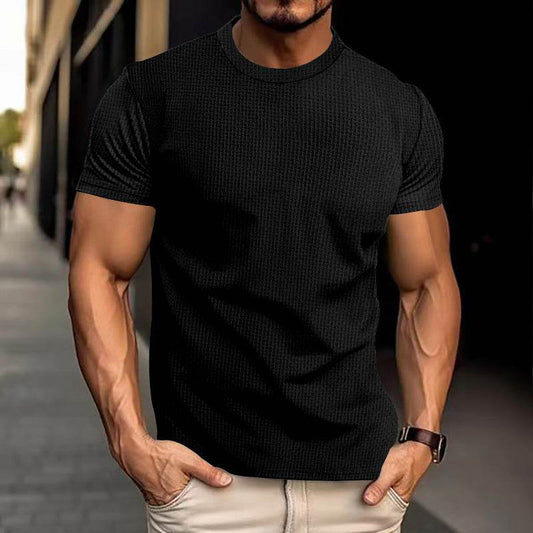 Men's Breathable Slim Top - Stylish Short Sleeve Casual Shirt 2025 - Buy Center