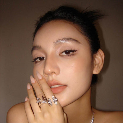 Elegant U-Shaped Zircon Ring - Stylish Design for Every Occasion - Buy Center