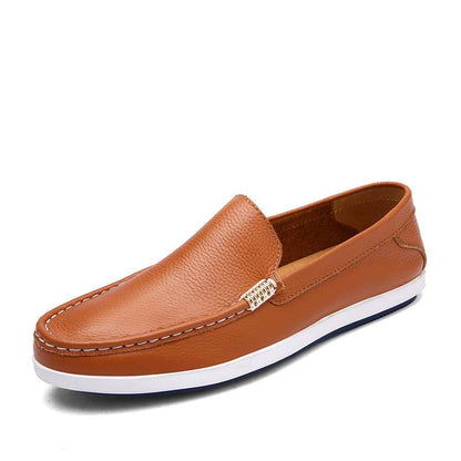 Men's Casual Leather Shoes - Soft Bottom, Breathable Summer Style 2025 - Buy Center
