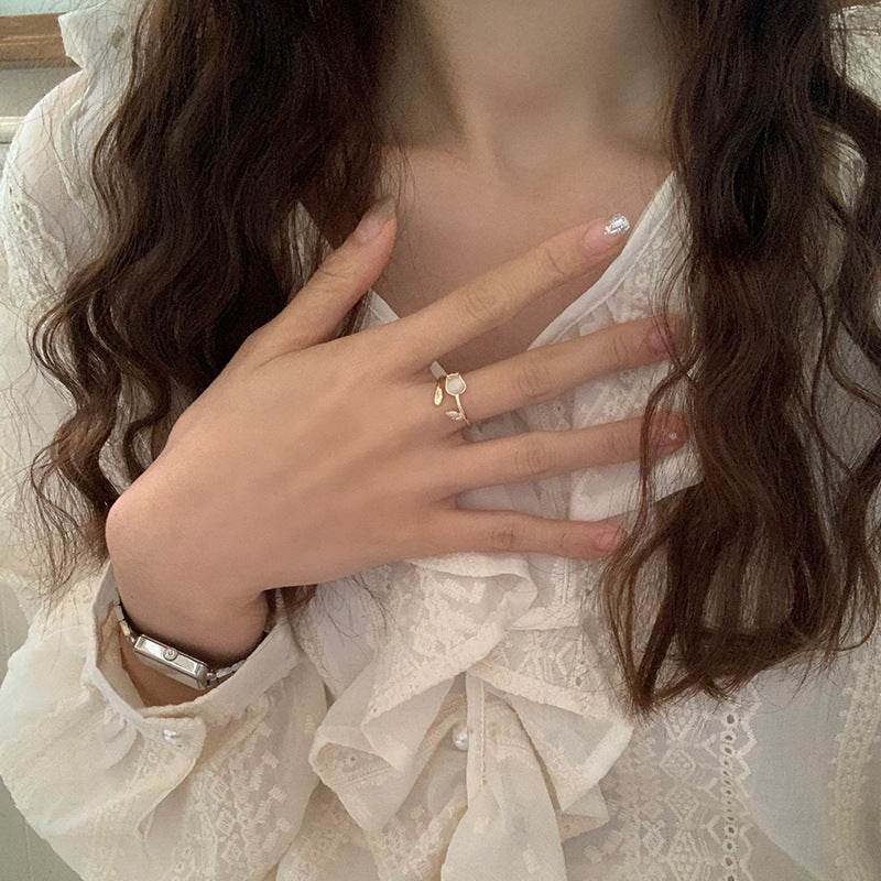 Light Luxury Tulip Ring - Elegant Copper Plated Design for Women - Buy Center