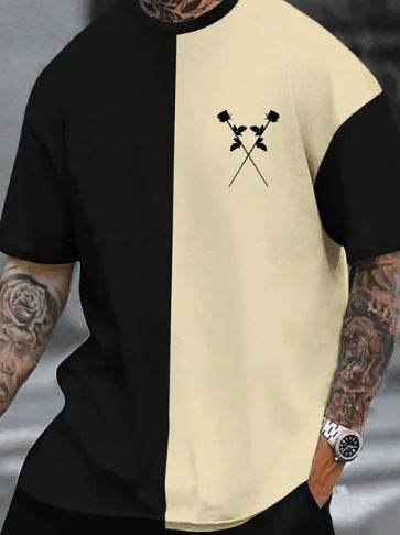 Buycenter Men's Casual 3D Digital Print Short Sleeve Shirt - Size XXS to 6XL - Buy Center