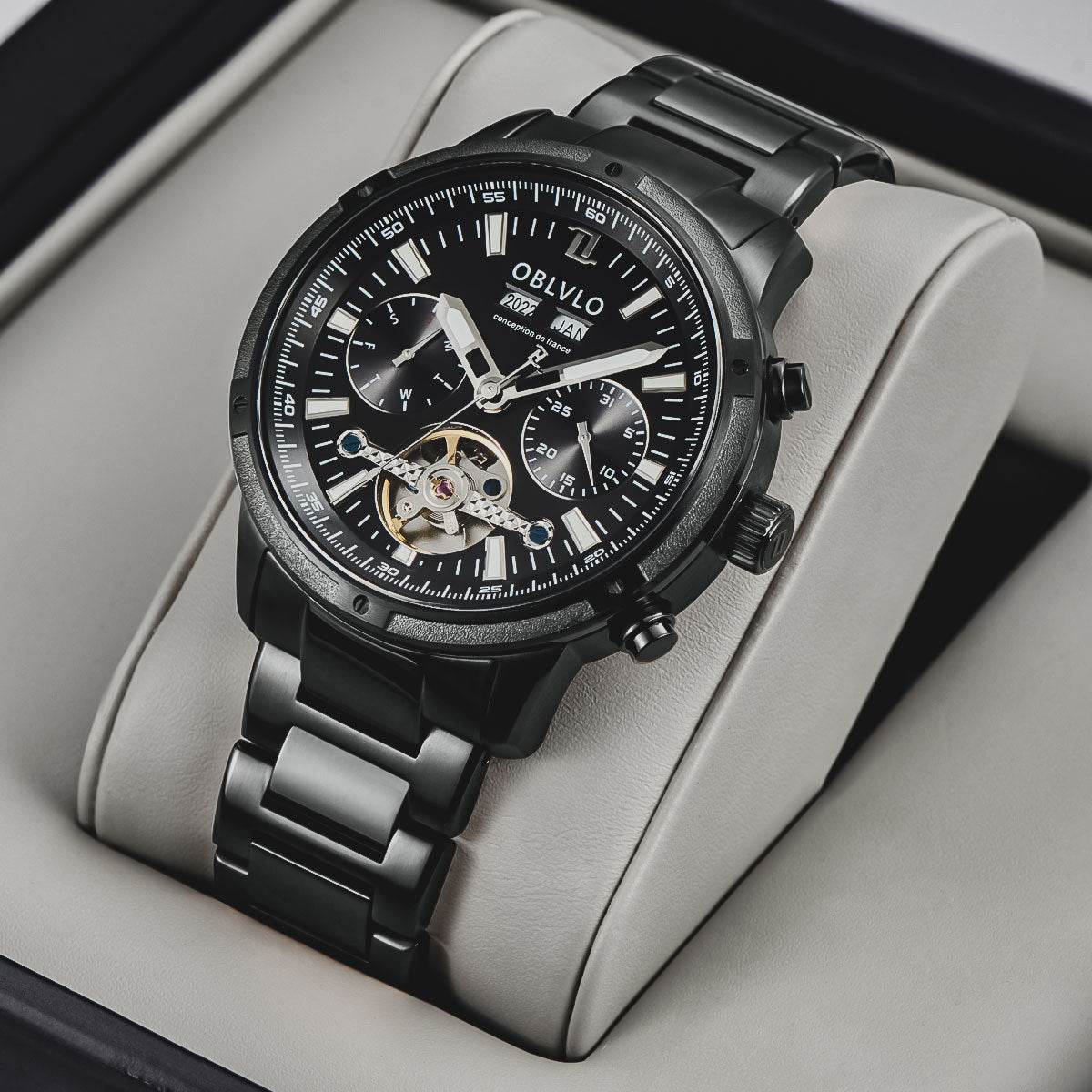 Men's Multi-Functional Hollowed Fashion Watch - Stylish & Versatile Design - Buy Center