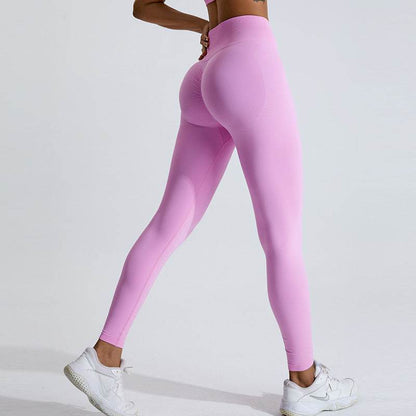 Buycenter Seamless Yoga Pants - Peach Hip Raise for All Sports Activities - Buy Center
