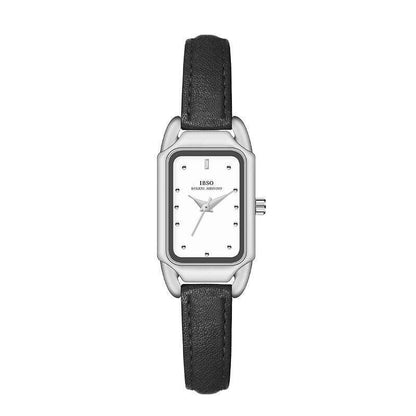 Women's Retro Square Belt Watch - Stylish Leather Strap for Modern Elegance - Buy Center