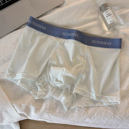 Lightweight Men's Ice Silk Shorts - Trendy Summer Colors for Comfort - Buy Center