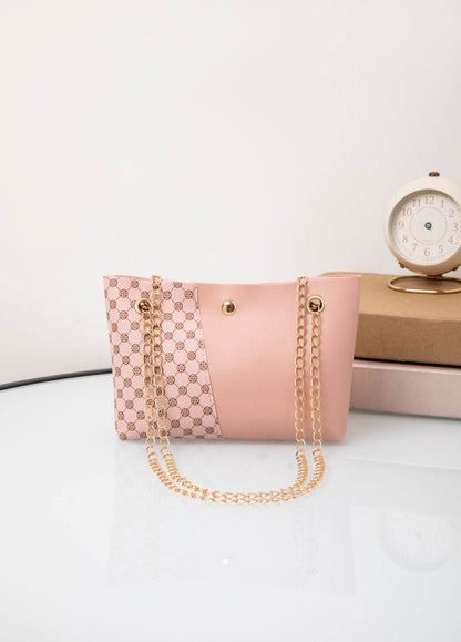 Dotted Prints Chain Shoulder Bag - Stylish PU Messenger for 2025 - Buy Center