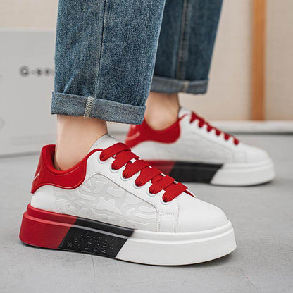 Trendy Platform White Casual Shoes for Men - Stylish & Comfortable 2025 - Buy Center