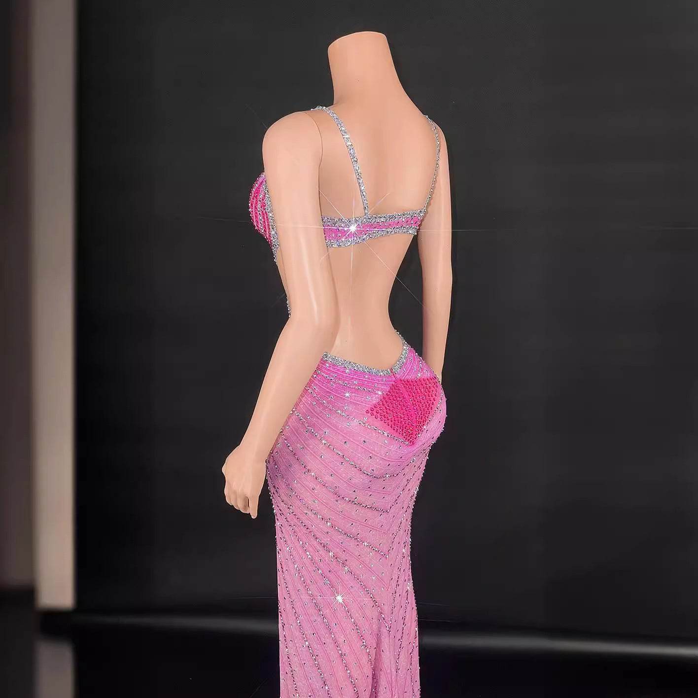 Sling Bodycon Dress - Sleeveless Asymmetric Design for Vibrant Parties - Buy Center