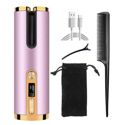 Portable USB Hair Curler - Wireless, Large Capacity & Easy Styling - Buy Center