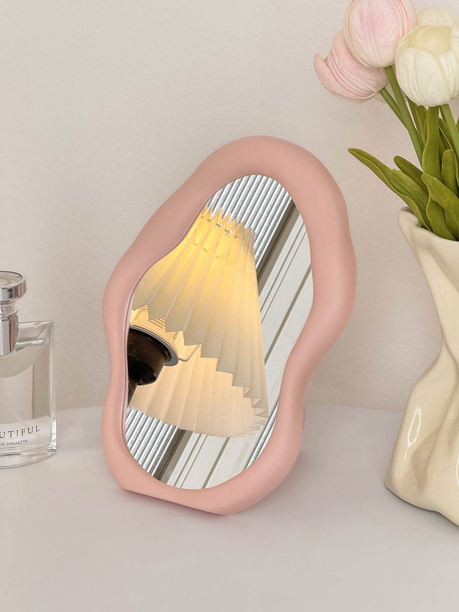 Cute Cloud Makeup Mirror - Irregular Design for Stylish Dorm Use - Buy Center