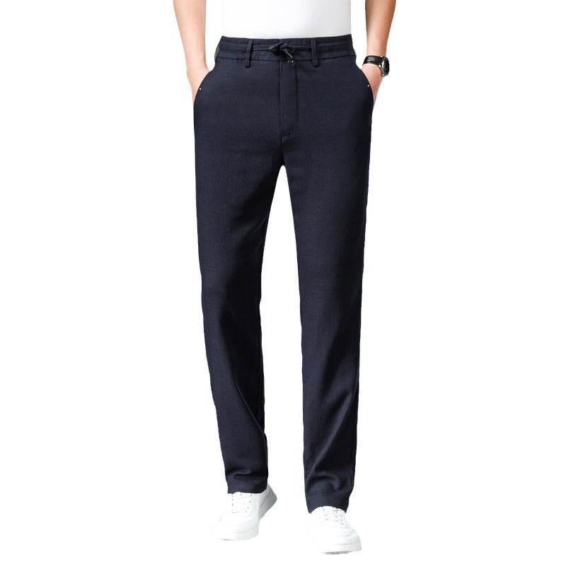 Summer Thin Cotton-Linen Trousers - Breathable Loose-Fit White Pants - Buy Center