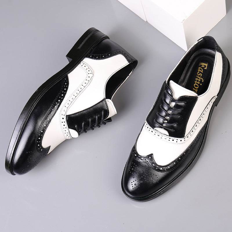 Business Formal Carved Men's Leather Shoes - Stylish & Comfortable Fit - Buy Center