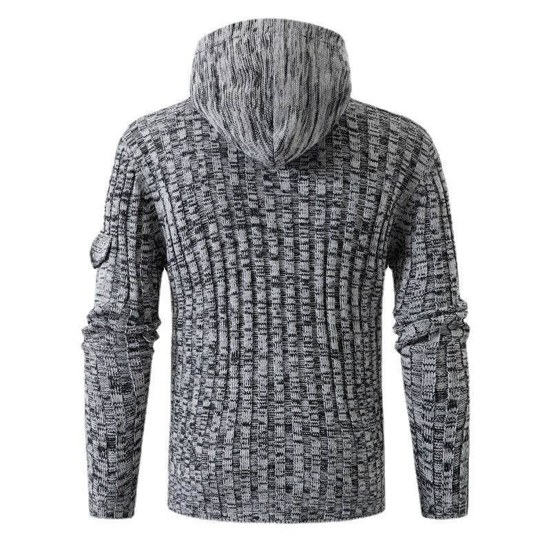Horn Button Slim Fit Men's Sweater - Cozy Pullover in Stylish Colors - Buy Center