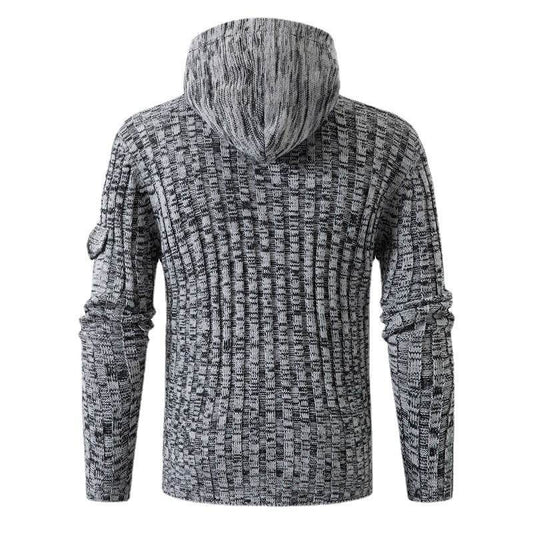 Horn Button Slim Fit Men's Sweater - Cozy Pullover in Stylish Colors - Buy Center